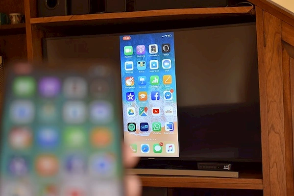 Duplicación de pantalla de un iPhone en un Smart TV Samsung