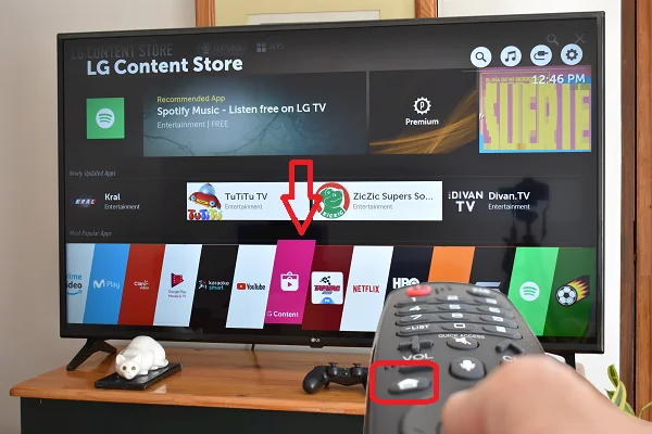 Icono de LG Contente Store en Smart TV LG
