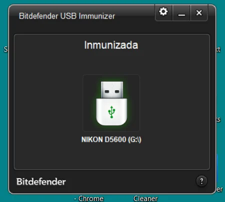 Memoria USB inmunizada con Bitdefender