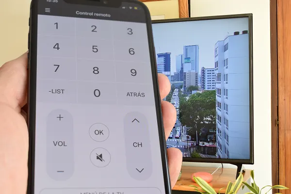 Smartphone como control remoto o mando a distancia para Smart TV LG