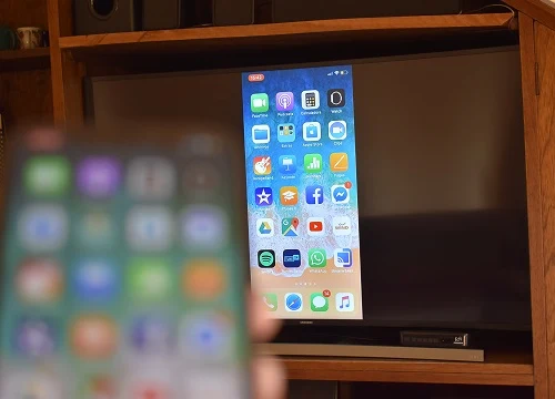 Duplicando la pantalla de un iPhone en una Smart TV Samsung