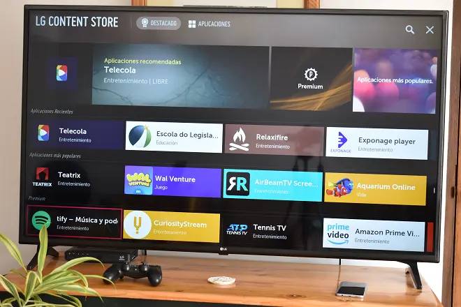 Smart TV LG en tienda aplicaciones