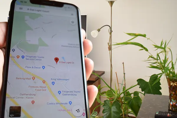 Compartiendo la ubicación en un smartphone