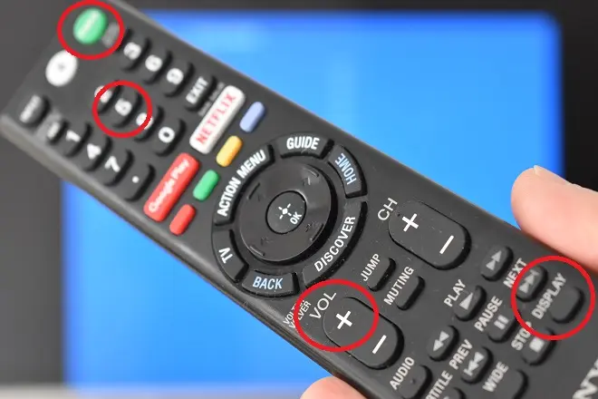 Teclas para acceder al menu oculto de una Smart TV Sony