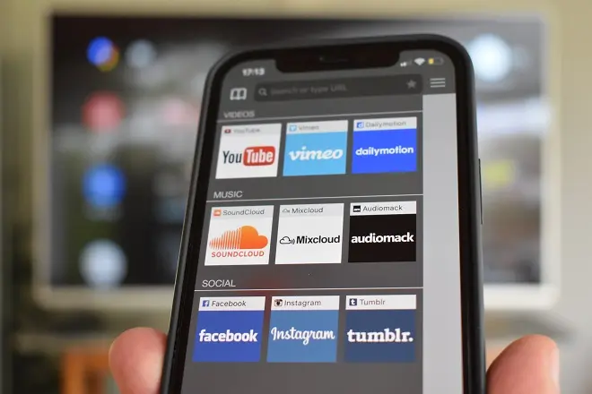 App para enviar vídeos de la web a una Smart TV
