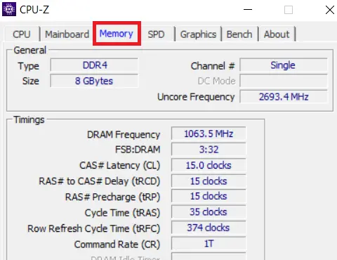 Uso del programa CPU-Z para saber cuánta memoria RAM soporta un PC